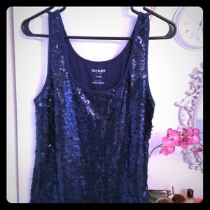 Sequin tank top